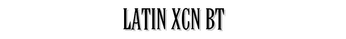 Latin XCn BT font